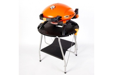 КОМПЛЕКТ Портативний переносний газовий гриль O-GRILL 900, помаранчевий + шланг в подарунок! Код: 011684
