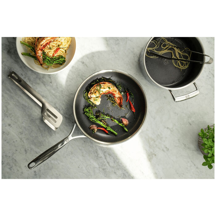 Сковорода вок 30 см з антипригарним покриттям у формі стільників із скляною кришкою Peak Zwilling