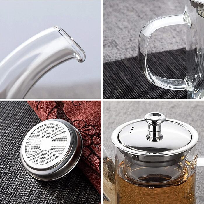 Электрическая духовка, стеклянный чайник, плита, стеклянный чайник со семным заварочным устройством Generic