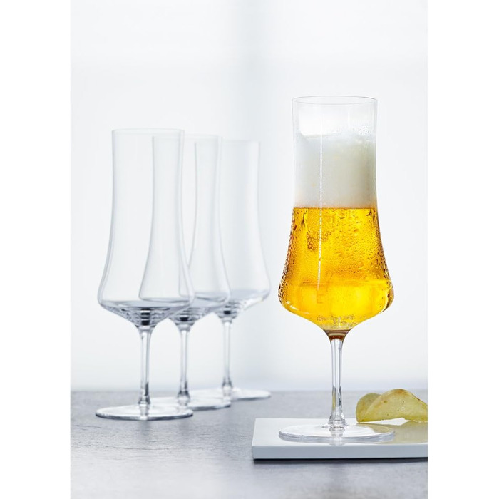 Набір для мартіні з 4 предметів, кришталевий келих, 260 мл, Willsberger Anniversary, 1416150 (пивні тюльпани)