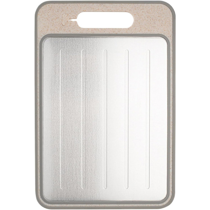 Дошка для розморожування та нарізання 36,5 х 25 см, білий/бежевий SMELEYOU