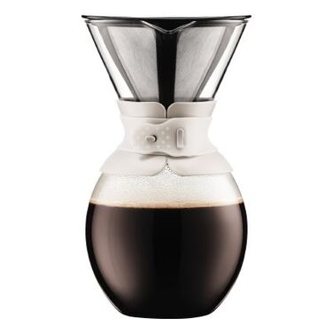 Кавник з фільтром молочний, 1,5 л, Pour Over Bodum