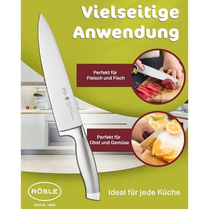 Кухарський ніж 20 см Basic Line Rosle