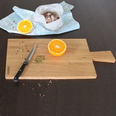 Обробна дошка з ручкою, дуб 51,5 x 22 см Continenta