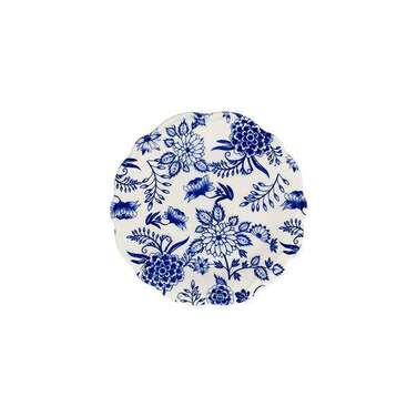 Тарелка мелкая ID Fine Herba 21 см blue FLY21DZ-ID1035