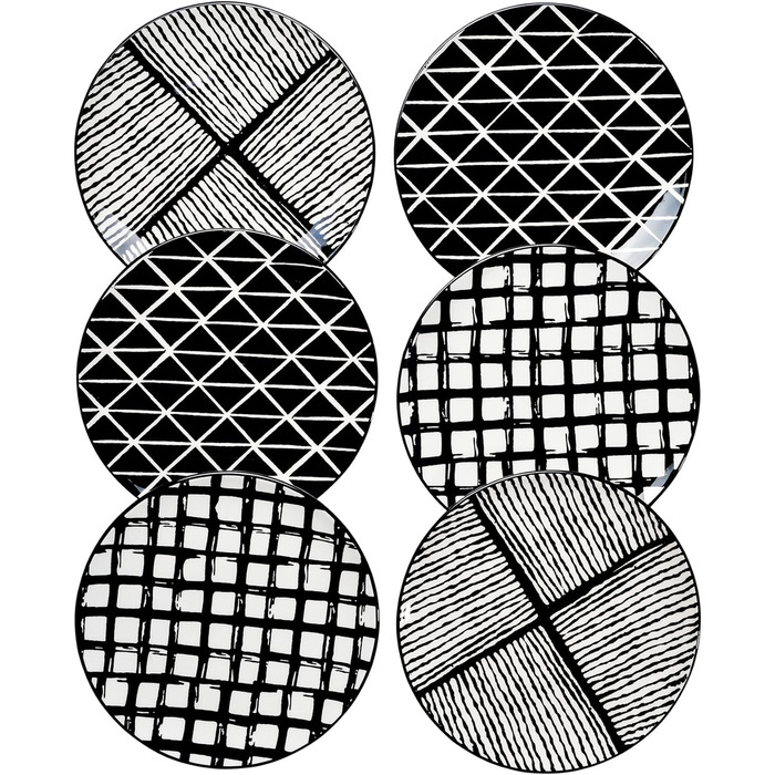 Набір із 6 тарілок 26 см Piatti Naturali