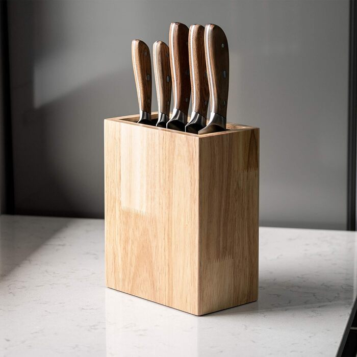 Блок для ножів (гумове дерево) Rockingham Forge