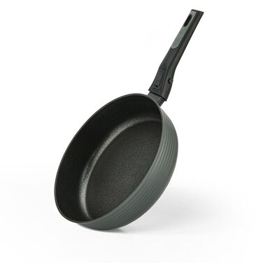 Глибока сковорідка Fissman BRILLIANT 28x7,5 см зі знімною ручкою (14385)