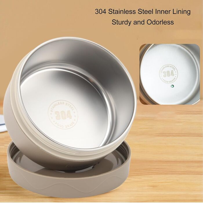 Термоконтейнер теплоізоляційний 420 мл коричневий Tissting