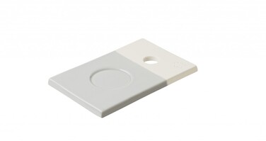 Подставка для чашки Revol Color Lab, серая, 14 х 9 х 0,8 см