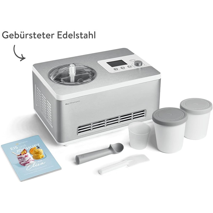 Мороженица и йогуртница 2,0 л. с самоохлаждающимся компрессором 180 Вт Springlane Kitchen