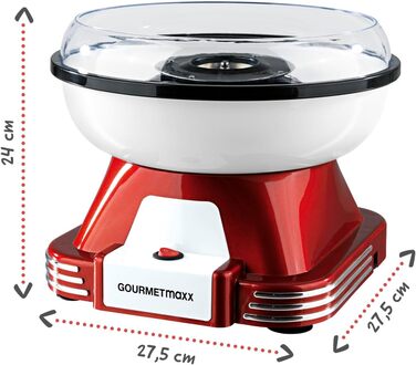 Апарат для виробництва цукрової вати GOURMET maxx