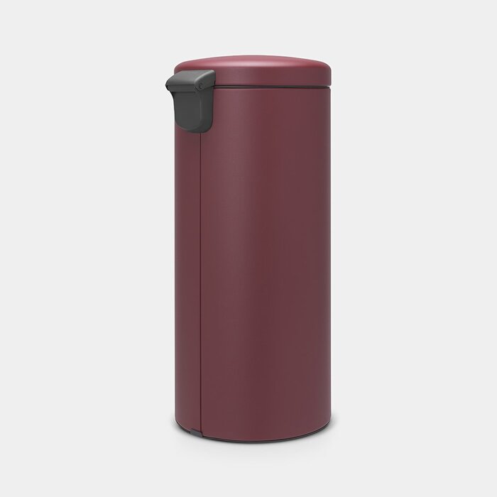 Сміттєвий бак з педаллю 30 л безшумний мінерально-бордовий NewIcon Brabantia