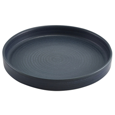 Тарелка с бортиком, 18*2,6 см, презентационная, Terra Stoneware Antigo Denim, GenWare