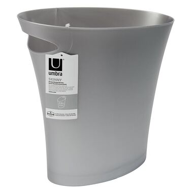 Контейнер для сміття 7,5 л сріблястий Skinny Umbra
