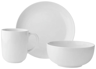Кофейный сервиз на 6 персон, 18 предметов, белый Novel