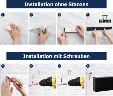 Магнітний тримач для ножів з 3 гачками 40 см Dmore