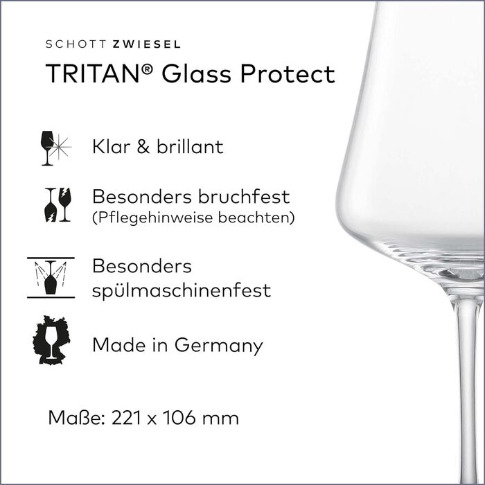 Келихи для червоного вина 0,65 л, набір 6 предметів, Fine Schott Zwiesel