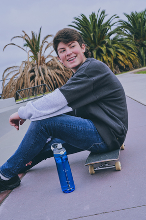 Бутылка для воды спортивная 720 мл, синий 2191379 Ashland Contigo