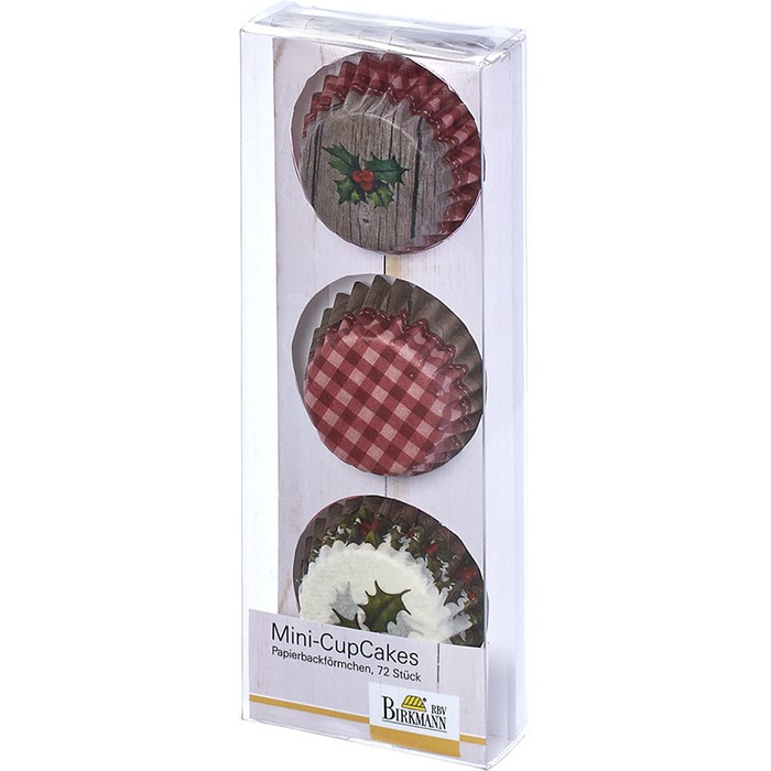 Набір форм для випічки міні-маффинов, 72 шт, 4,5 см, Winter-Poesie RBV Birkmann