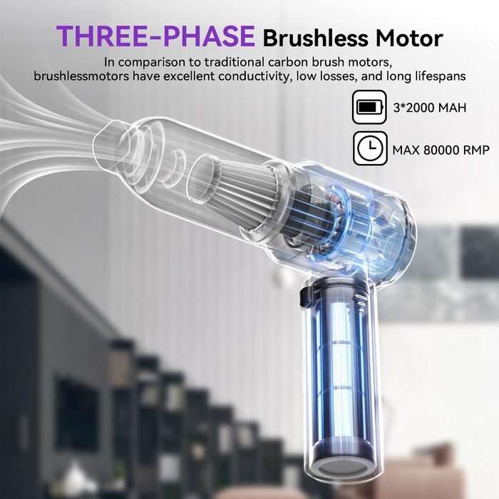 Ручний бездротовий пилосос 120 Вт Tidy Cats