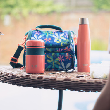 Бутылка металлическая Built Tropic, с двойными стенками, оранжевая, 540 мл