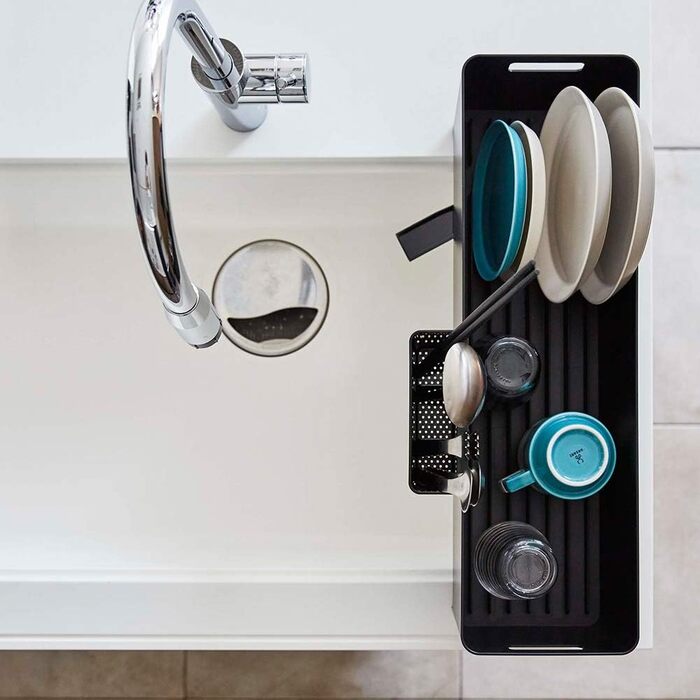 Підставка для посуду 55,5 х 16,5 х 16 см чорний YAMAZAKI