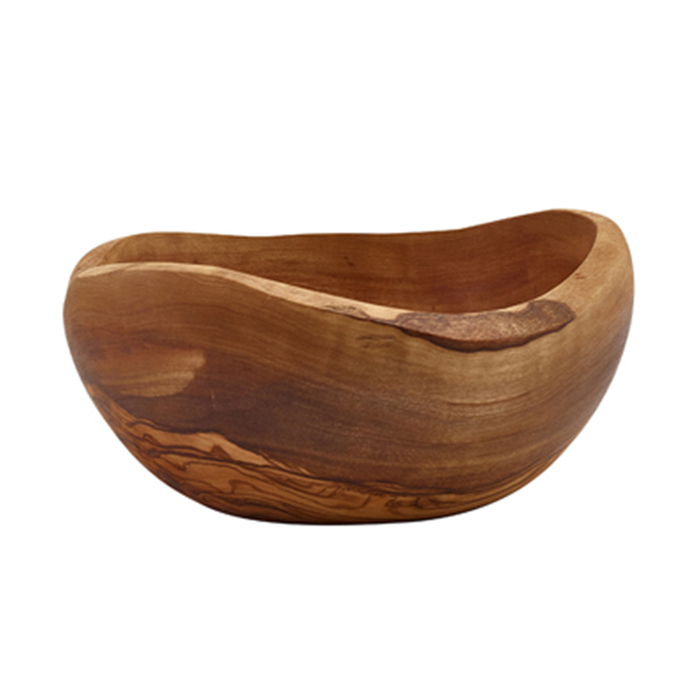 Миска дерев'яна, 15х5 см, з незбираного оливкового дерева, GenWare