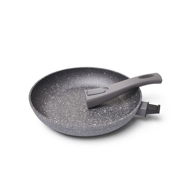 Сковорідка для смаження Fissman ROCK STONE 20x4,5 см (4362)