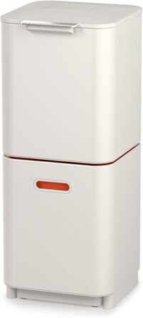 Контейнер для сміття подвійний 40 л білий Totem Compact Joseph Joseph