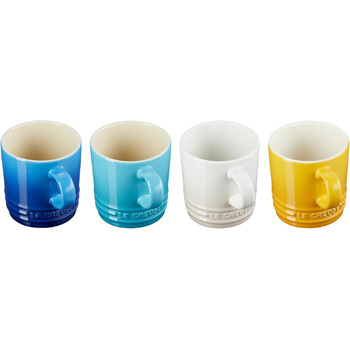 Набір із 4 чашок для капучино 200 мл, різнокольоровий Riviera Le Creuset