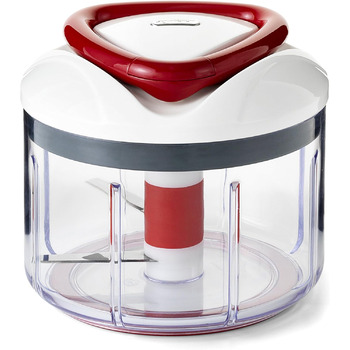 Інструкція з експлуатації універсального подрібнювача Zyliss E910015 Easy Pull, 750 мл, овочерізка, цибулярізка, подрібнювач фруктів і овочів, з надзвичайно гострими лезами в запатентованому швейцарському дизайні 750 мл