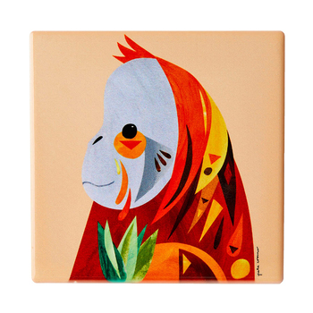 Підставка під кухоль Maxwell & Williams Orangutan PETE CROMER, кераміка, 9,5 х 9,5 см