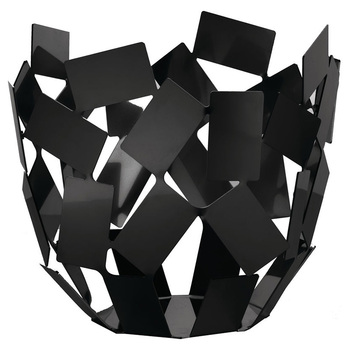 Ваза для фруктів 22,6x19,3 см чорна Scirocco Alessi