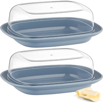 Масляна з пластиковою кришкою, 2 шт. uandu