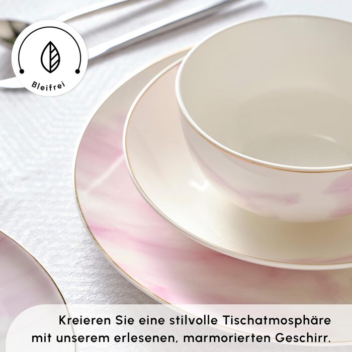 Набір посуду на 12 осіб, 39 предметів KARACA