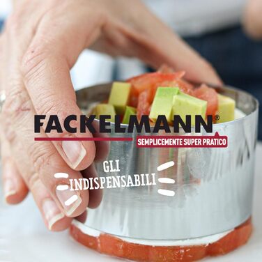 Набір воронок, 3 предмети, сірі Fackelmann