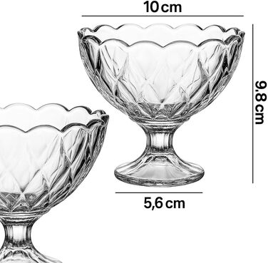 Набір креманок для мороженого 6 шт. 200 мл My-goodbuy24