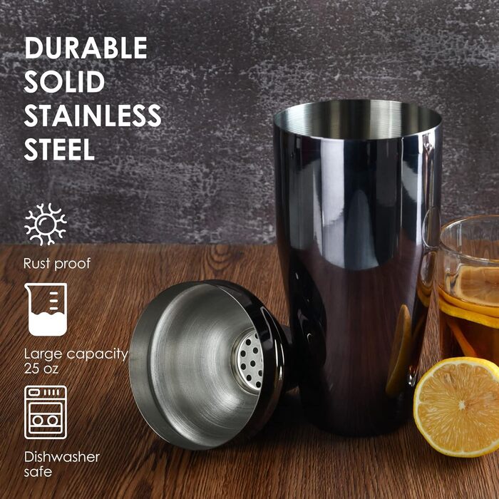 Набор шейкеров для коктейлей, 750 мл, 12 предметов Esmula