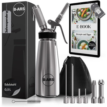 Диспенсер для вершків з нержавіючої сталі 500 мл B-ARS