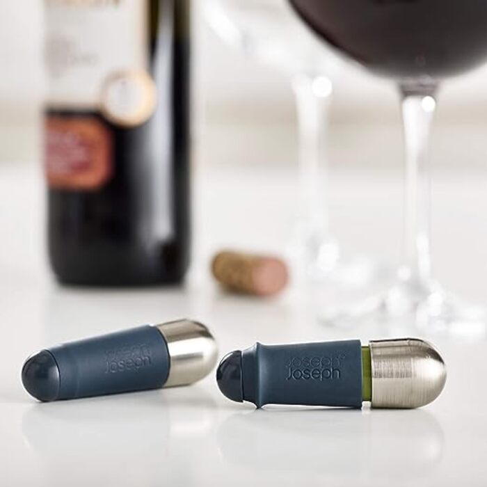 Пробки для вина з поворотним замком BarWise Joseph Joseph