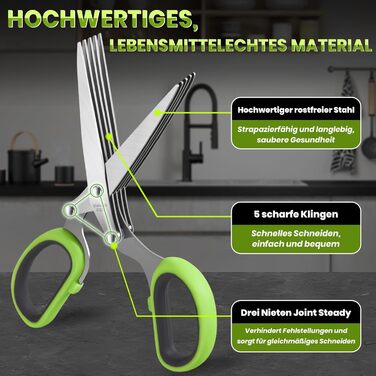 Ножиці з 5 лезами Lesolph