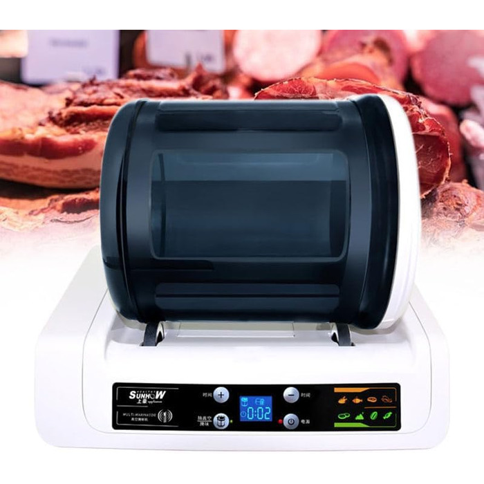 Вакуумний маринатор для м'яса та овочів білий Lakenbroade