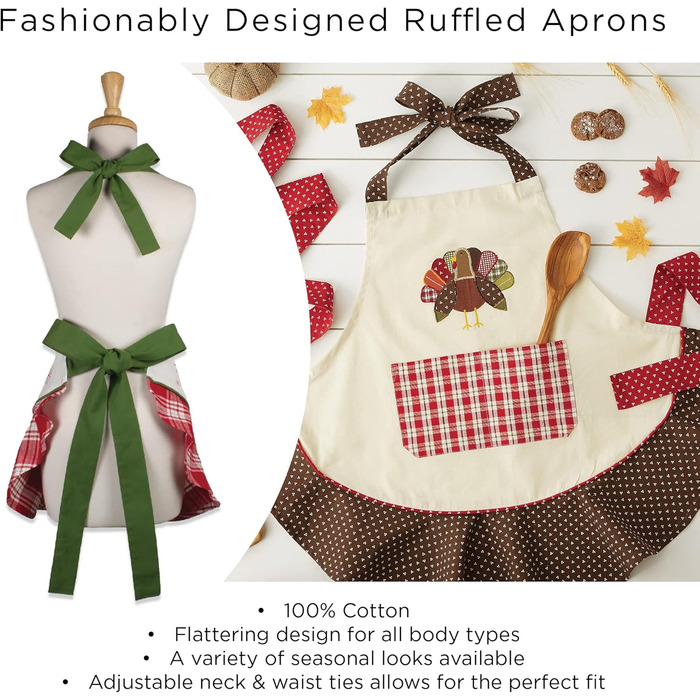 Набір кухонних рушників своїми руками, різдвяні рушники для випічки, приготування їжі та розваг, 18&quot x 28&quot, Tree Farm, 2 шт. (Mrs. Claus)