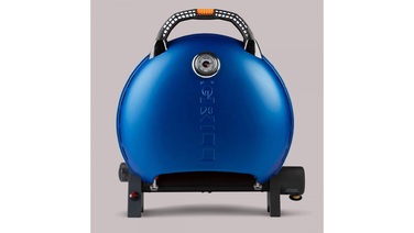 КОМПЛЕКТ Портативний переносний газовий гриль O-GRILL 600T, синій + шланг в подарунок! Код: 011678