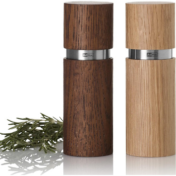 Млин для перцю та солі 15 см, набір 2 предмети, дуб темний/дуб світлий Textura AdHoc