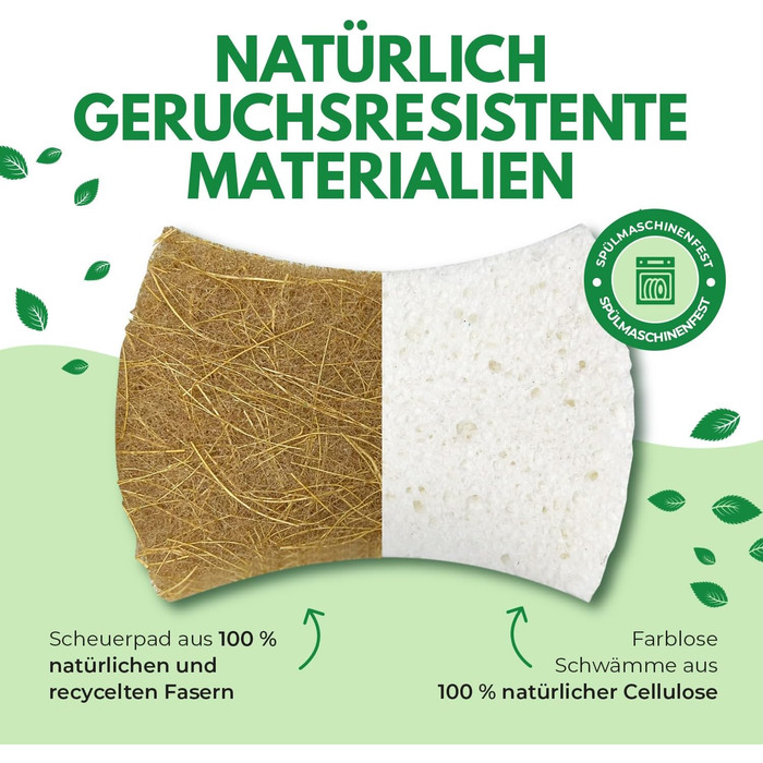 Набор из 12 биоразлагаемых губок для посуды AIRNEX