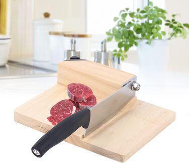 Пристрій для нарізання ковбас з дерев'яною основою Kitchendao