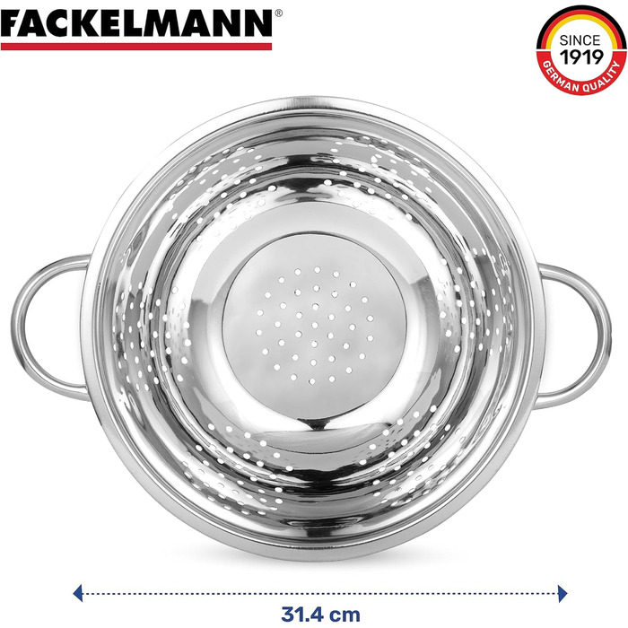 Дуршлак 24 см с ручками Fackelmann