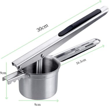 Картопляний товкачильник - Прес для шпецле - Професійний картопляний прес - Картопляний прес для картопляного пюре, фруктових соків, овочевого пюре, картопляного пюре (картопляний прес)